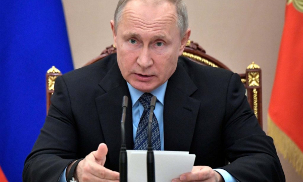 Владимир Путин назвал пандемию коронавируса ниспосланной на Землю свыше